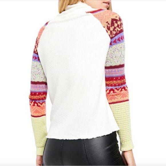 Free People Prism Ivory Sweater Size XS - Picture 2 of 13